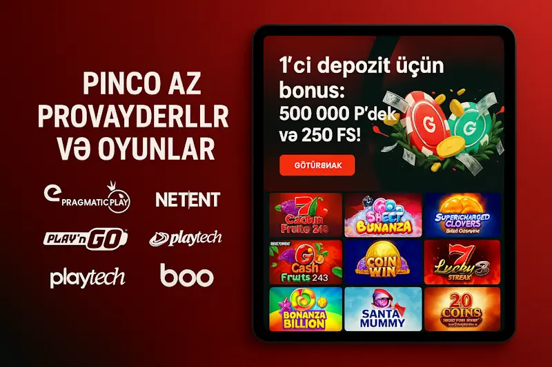 Pinco az provayderlər və oyunlar