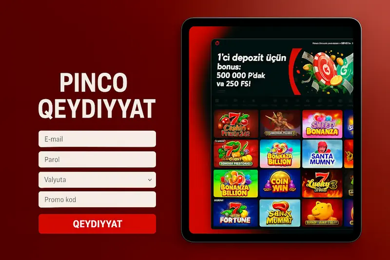 Pinco qeydiyyat — addım-addım təlimat