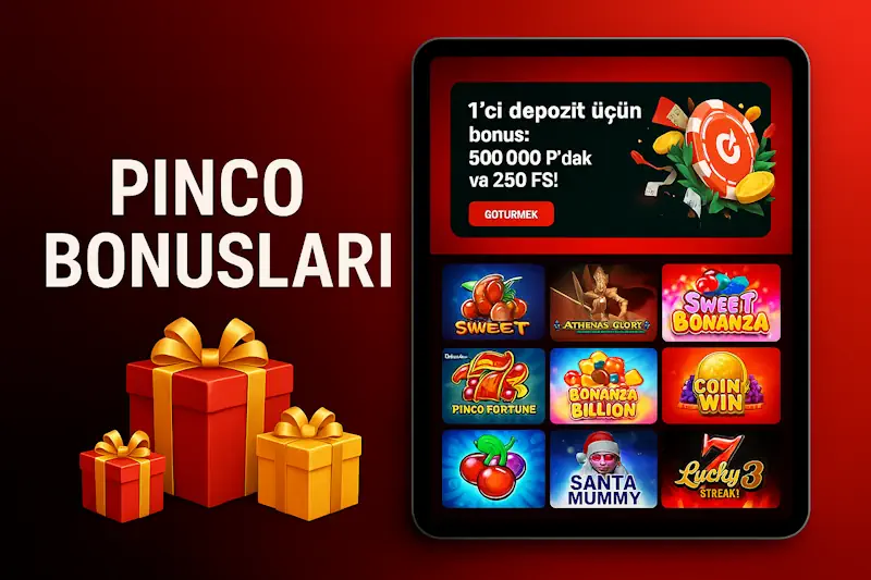 Pinco bonusları və promokodlar